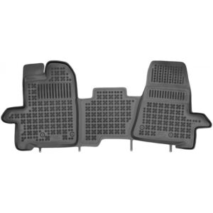 Modeliniai guminiai kilimėliai Ford Transit / Tourneo Custom (2012➝) priekiniai 3 vietų mechaninė dėžė
