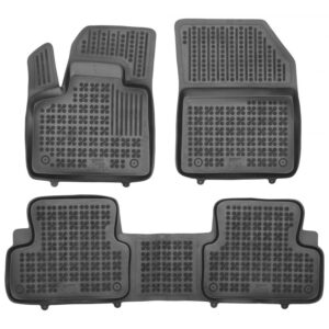 Modeliniai guminiai kilimėliai Citroen DS7 Crossback (2018➝) paaukštintos grindys gale
