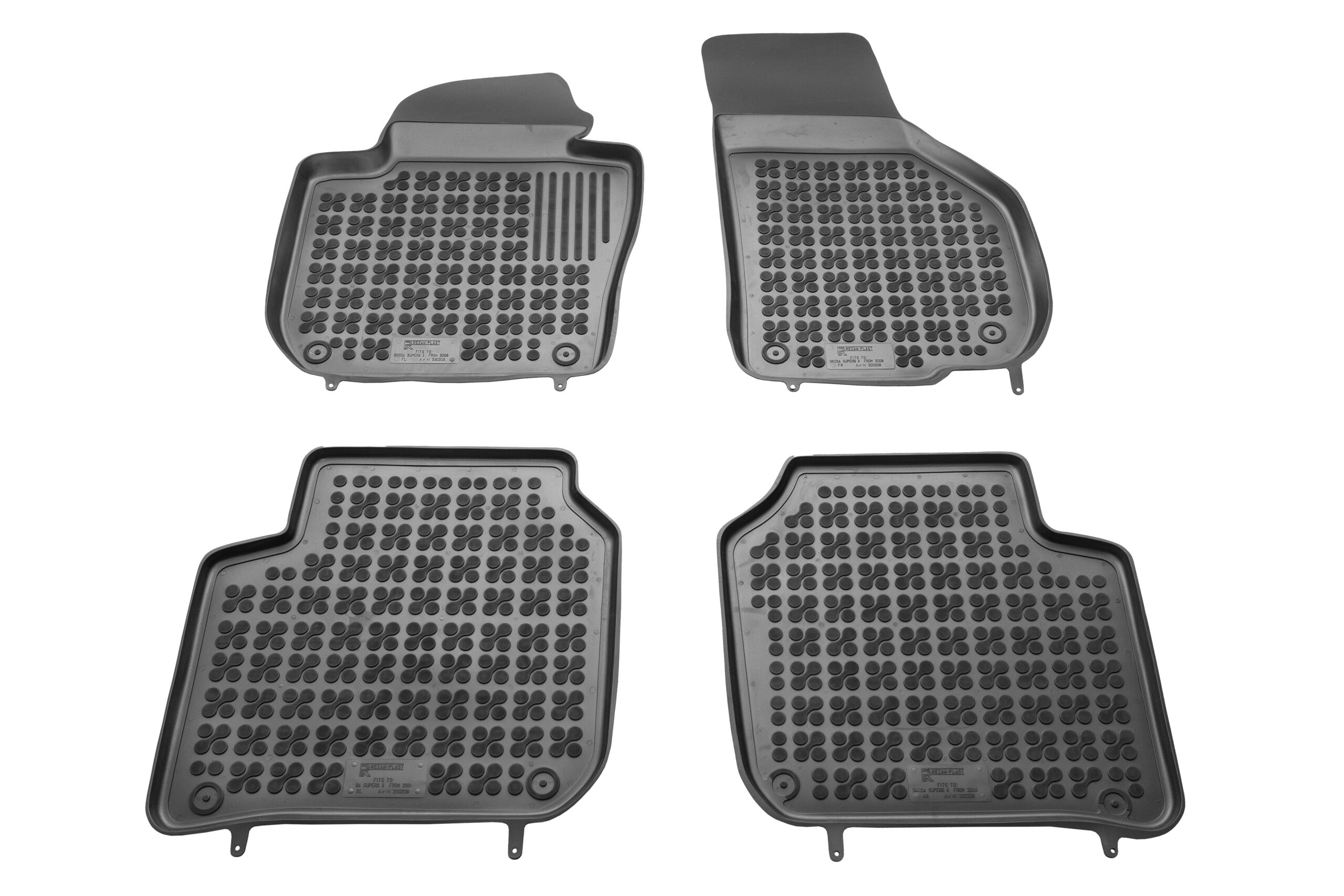 Modeliniai guminiai kilimėliai Škoda Superb II (2008-2015)