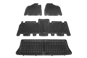 Modeliniai guminiai kilimėliai Kia Carnival II (2005-2014) 7 vietų