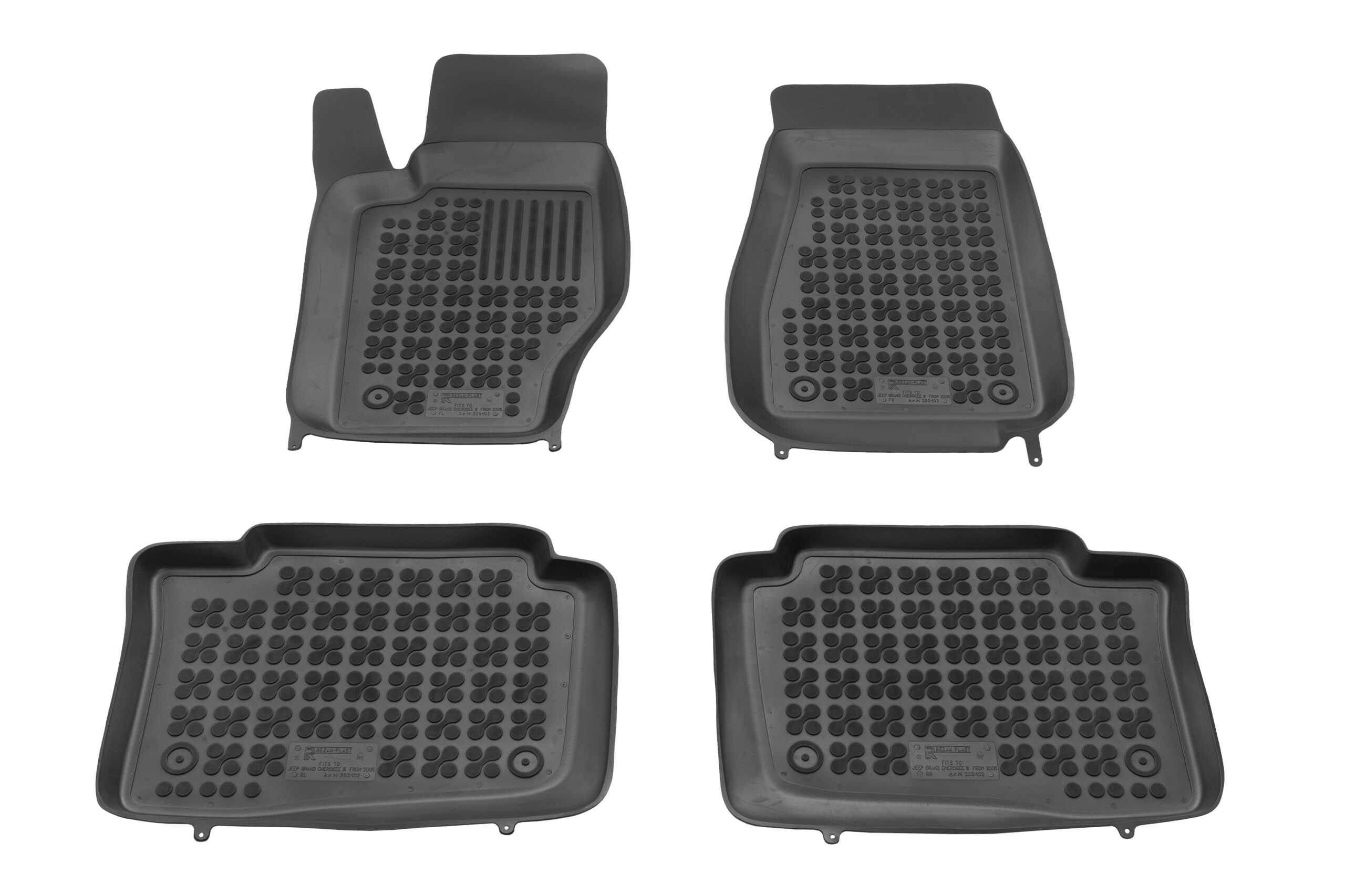 Modeliniai guminiai kilimėliai Jeep Grand Cherokee WH (2005-2010)