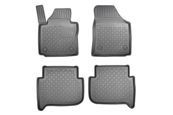 Guminiai kilimėliai Volkswagen Touran I (2003-2015) 5 vietų su borteliais