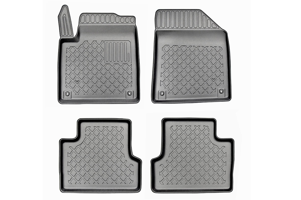 Guminiai kilimėliai Jeep Cherokee KL 2014-2023 su borteliais