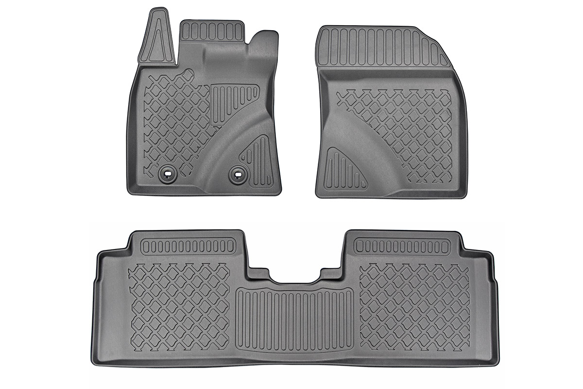 Guminiai kilimėliai Toyota Avensis III (2009-2018) Facelift su borteliais