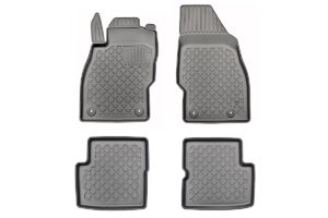 Guminiai kilimėliai Opel Corsa D (2006-2014) su borteliais