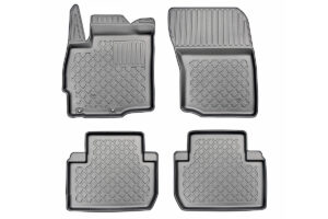 Guminiai kilimėliai Mitsubishi Outlander III 2012➝ su borteliais