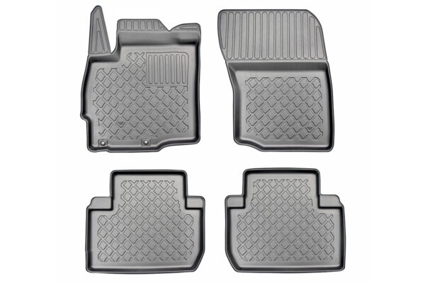 Guminiai kilimėliai Mitsubishi Outlander III 2012➝ su borteliais