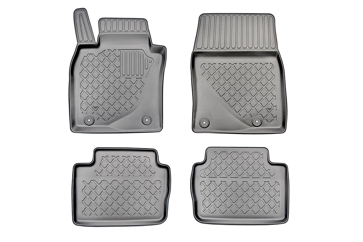 Modeliniai guminiai kilimėliai Mazda 3 IV (2019➝) Hatchback su borteliais