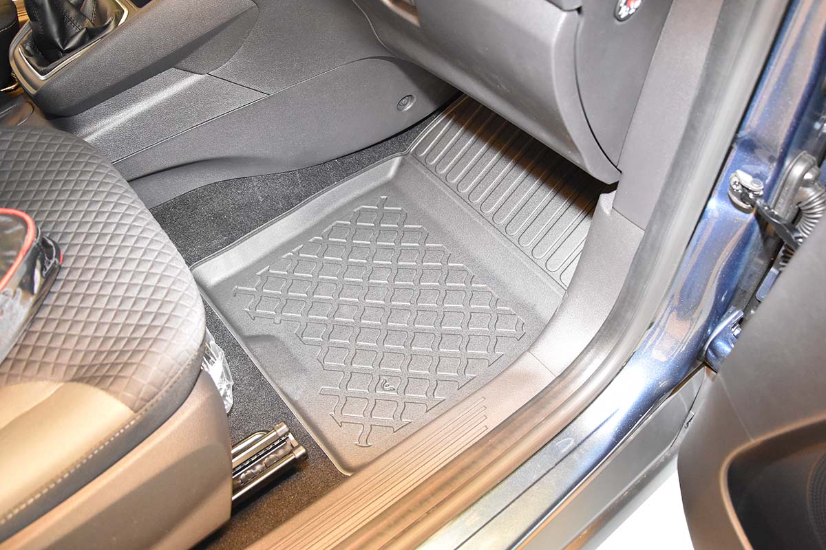 Guminiai kilimėliai Ford Tourneo Courier 2014➝ 5 vietų su borteliais - Image 6