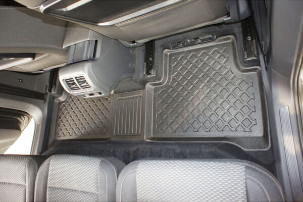 Guminiai kilimėliai Volkswagen Touran II (2015➝) 5 vietų su borteliais - Image 4