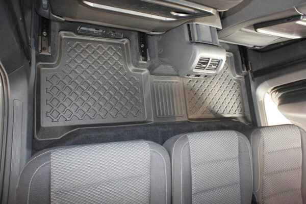 Guminiai kilimėliai Volkswagen Touran II (2015➝) 5 vietų su borteliais - Image 3