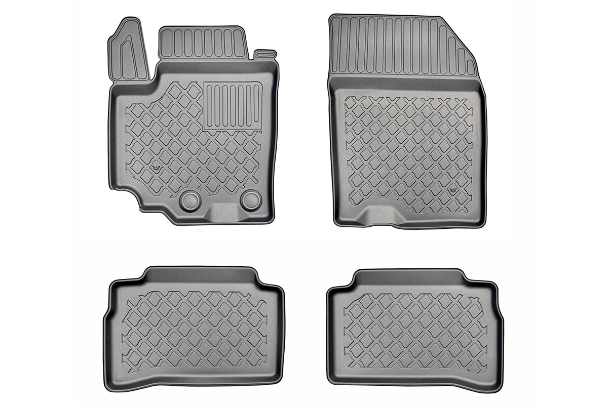 Guminiai kilimėliai Suzuki Vitara 2015➝ su borteliais