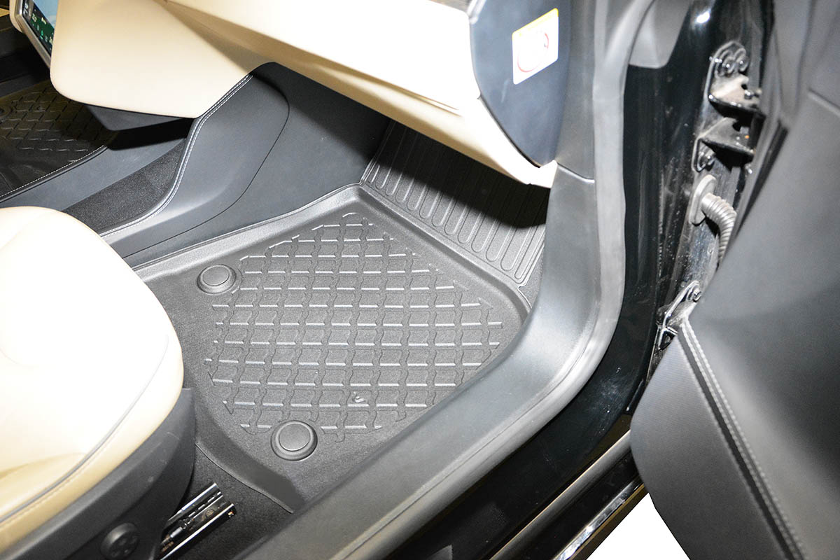 Guminiai kilimėliai Tesla Model S 2012➝ su borteliais - Image 2