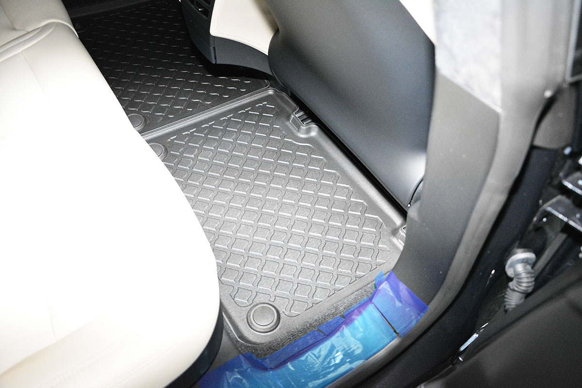 Guminiai kilimėliai Tesla Model S 2012➝ su borteliais - Image 9