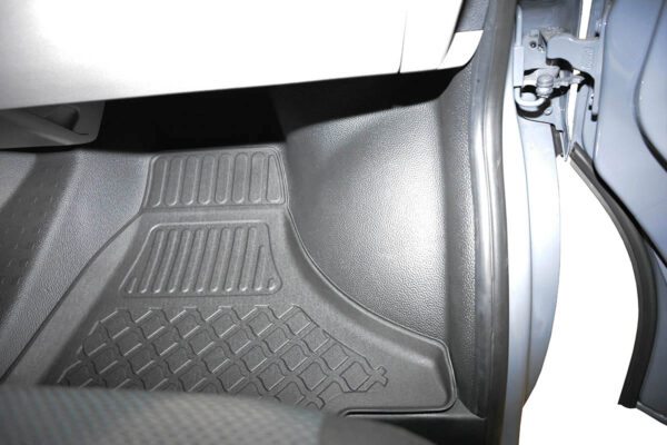 Guminiai kilimėliai Volkswagen Transporter Caravelle Multivan T6 (2015-2019) priekiniai su borteliais - Image 7