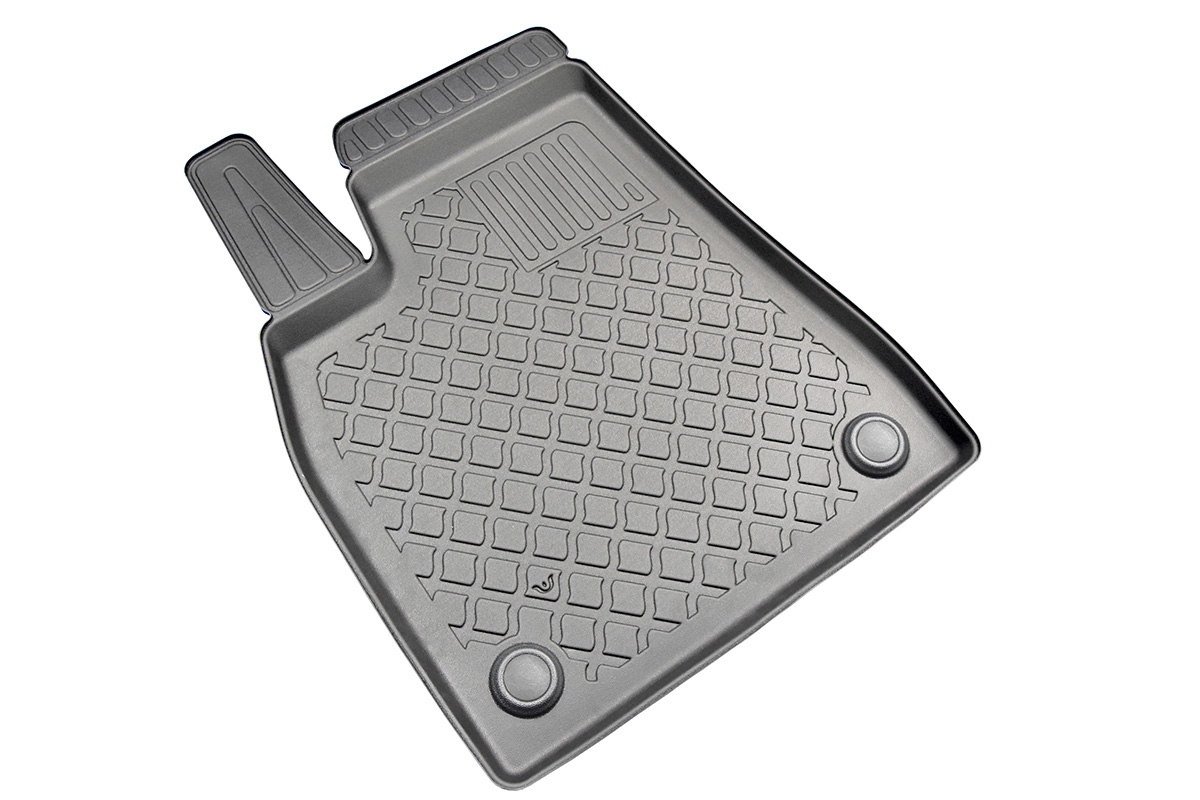 Guminiai kilimėliai Tesla Model X 2015➝ priekiniai su borteliais - Image 4