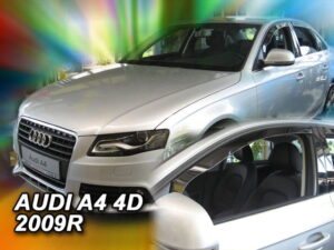 Langų vėjo deflektoriai Audi A4 B8 Sedanas (2007-2015) priekiniai ir galiniai