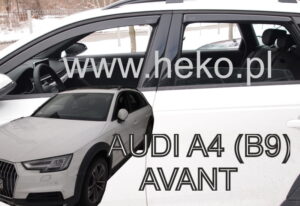 Langų vėjo deflektoriai Audi A4 B9 Universalas Allroad (2015➝) priekiniai ir galiniai