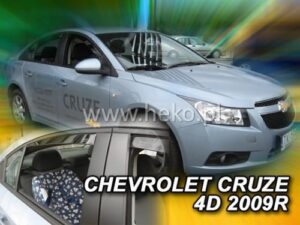 Langų vėjo deflektoriai Chevrolet Cruze Sedanas (2009-2016) priekiniai ir galiniai