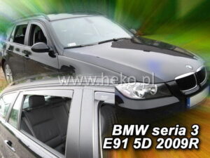 Langų vėjo deflektoriai BMW 3 serija E91 Universalas (2005-2012) priekiniai ir galiniai
