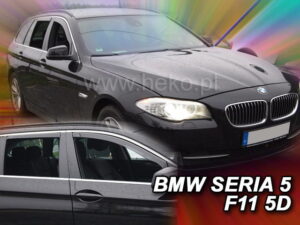 Langų vėjo deflektoriai BMW 5 serija F11 Universalas (2010-2017) priekiniai ir galiniai