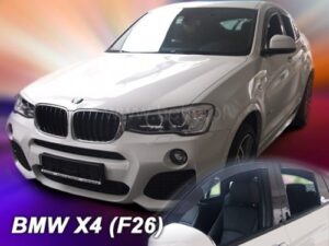 Langų vėjo deflektoriai BMW X4 F26 (2014-2018) priekiniai ir galiniai