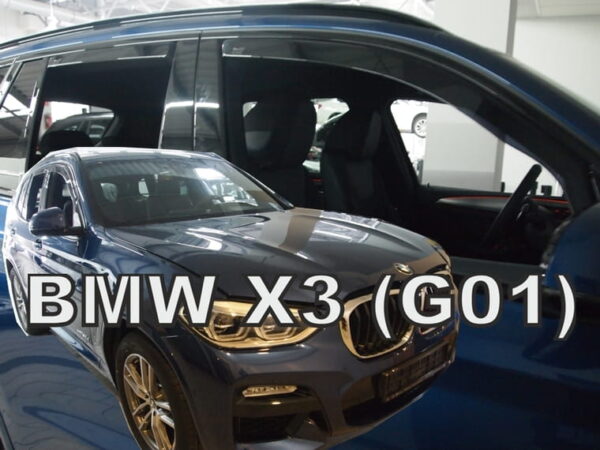 Langų vėjo deflektoriai BMW X3 G01 (2017➝) priekiniai ir galiniai