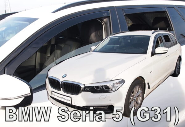 Langų vėjo deflektoriai BMW 5 serija G31 Universalas (2017➝) priekiniai ir galiniai