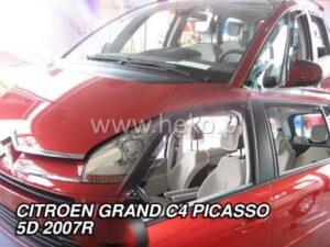 Langų vėjo deflektoriai Citroen C4 Grand Picasso I (2006-2013) priekiniai ir galiniai