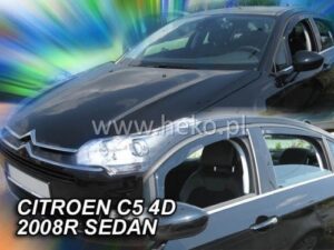 Langų vėjo deflektoriai Citroen C5 II Sedanas (2008-2017) priekiniai ir galiniai