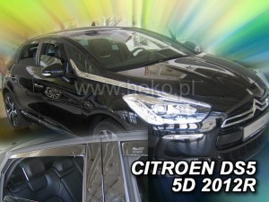 Langų vėjo deflektoriai Citroen DS5 (2011-2019) 5 durų priekiniai ir galiniai