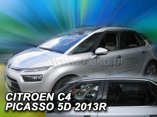 Langų vėjo deflektoriai Citroen C4 Picasso II (2013-2019) priekiniai ir galiniai