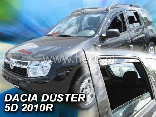 Langų vėjo deflektoriai Dacia Duster I (2010-2018) 5 durų priekiniai ir galiniai