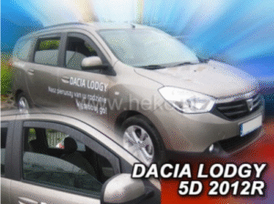 Langų vėjo deflektoriai Dacia Dokker/Lodgy (2012-2021) priekiniai