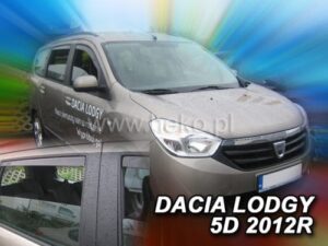 Langų vėjo deflektoriai Dacia Lodgy (2012-2021) priekiniai ir galiniai