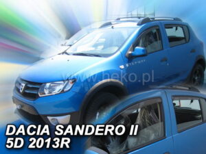 Langų vėjo deflektoriai Dacia Sandero (2013-2020) priekiniai ir galiniai
