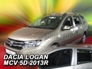 Langų vėjo deflektoriai Dacia Logan MCV II (2013-2020) 5 durų priekiniai ir galiniai