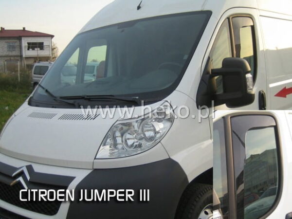 Langų vėjo deflektoriai Fiat Ducato III 250 (2006➝) priekiniai - Image 2