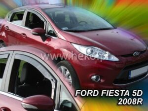 Langų vėjo deflektoriai Ford Fiesta MK6 (2008-2017) 5 durų priekiniai