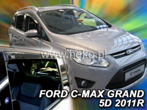 Langų vėjo deflektoriai Ford Grand C-Max II (2010-2019) priekiniai ir galiniai