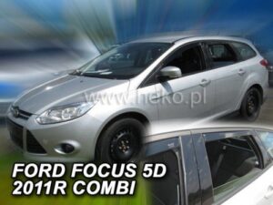 Langų vėjo deflektoriai Ford Focus MK3 Universalas (2010-2018) priekiniai ir galiniai
