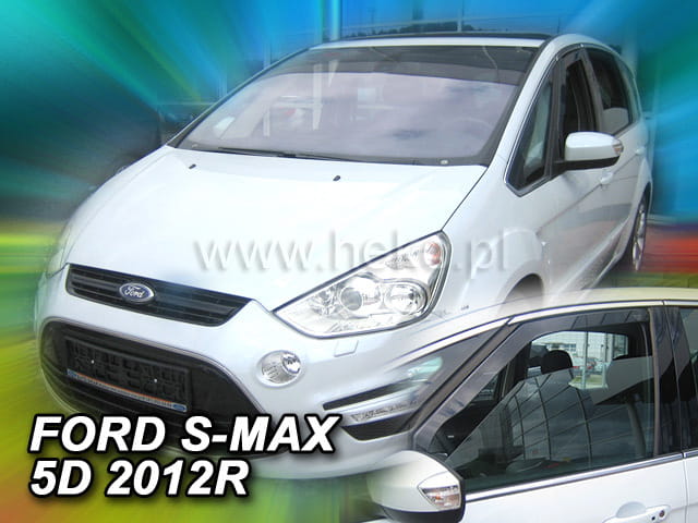 Langų vėjo deflektoriai Ford S-Max I Facelift (2010-2015) priekiniai
