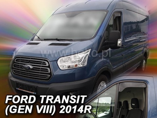 Langų vėjo deflektoriai Ford Transit (2014➝) trumpi priekiniai