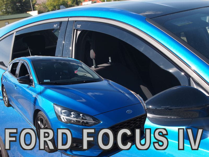 Langų vėjo deflektoriai Ford Focus MK4 Hatchback (2018➝) 5 durų priekiniai ir galiniai