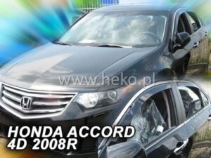 Langų vėjo deflektoriai Honda Accord VIII Sedanas (2008-2015) priekiniai ir galiniai