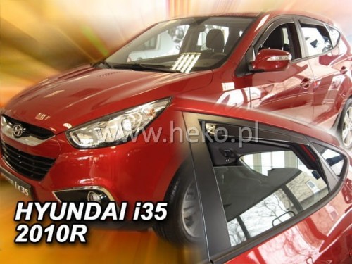 Langų vėjo deflektoriai Hyundai ix35 (2010-2015) priekiniai ir galiniai