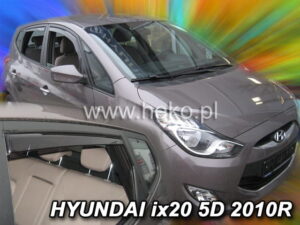 Langų vėjo deflektoriai Hyundai ix20 (2010-2019) priekiniai ir galiniai