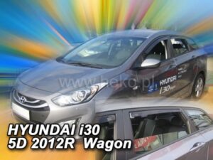 Langų vėjo deflektoriai Hyundai i30 II Universalas (2012-2017) 5 durų priekiniai ir galiniai