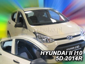 Langų vėjo deflektoriai Hyundai i10 II (2013-2019) 5 durų priekiniai ir galiniai