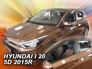 Langų vėjo deflektoriai Hyundai i20 II (2014-2020) 5 durų priekiniai ir galiniai